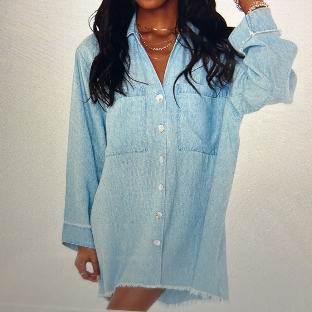 Show Me Your Mimi - Wilmington Chambray Shirtdress